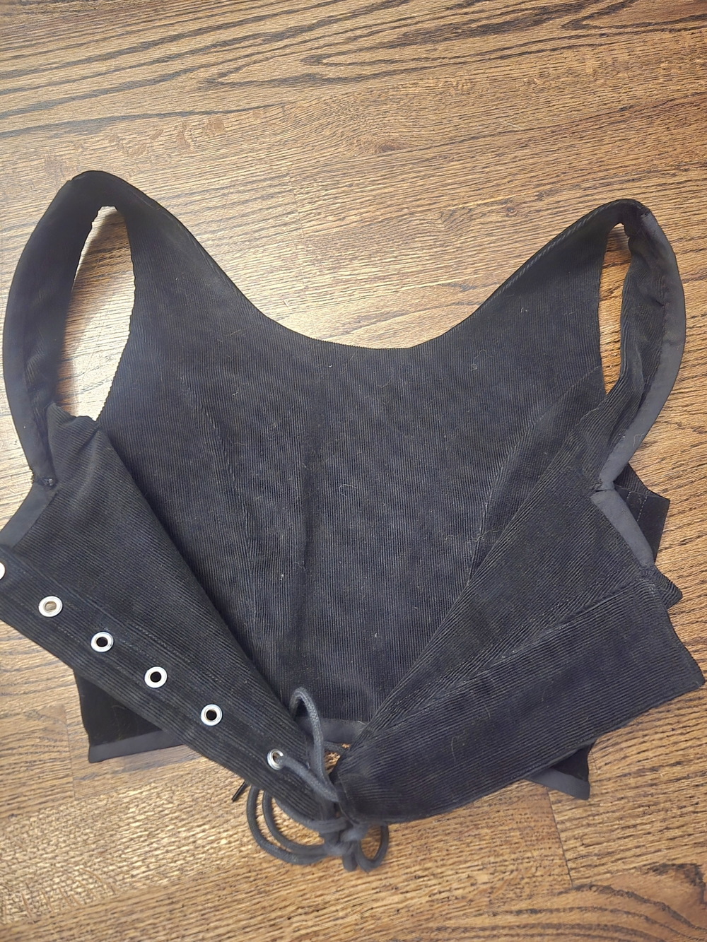 Black Velvet Bodice Reversable Ren Faire - Picture 4 of 4